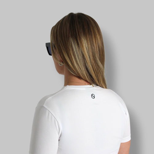 Cropped T-Shirt Blanc