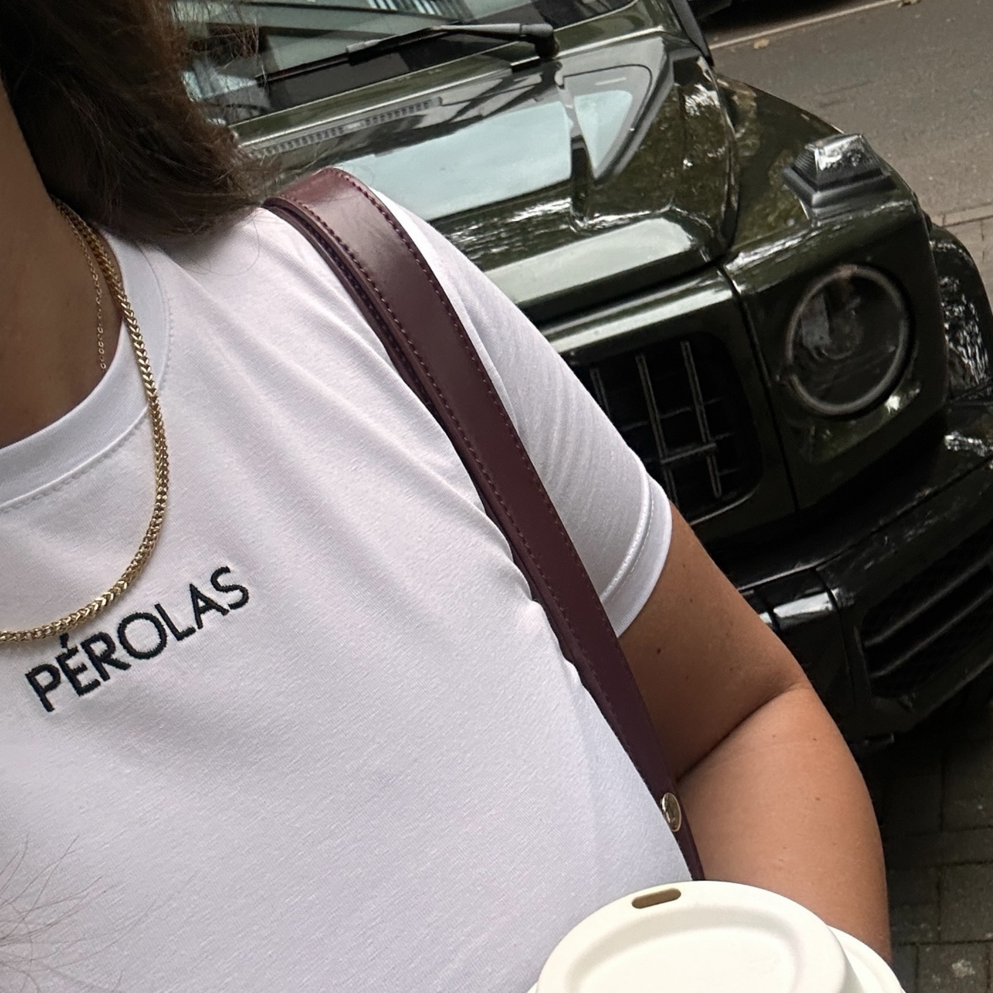 Cropped T-Shirt Blanc